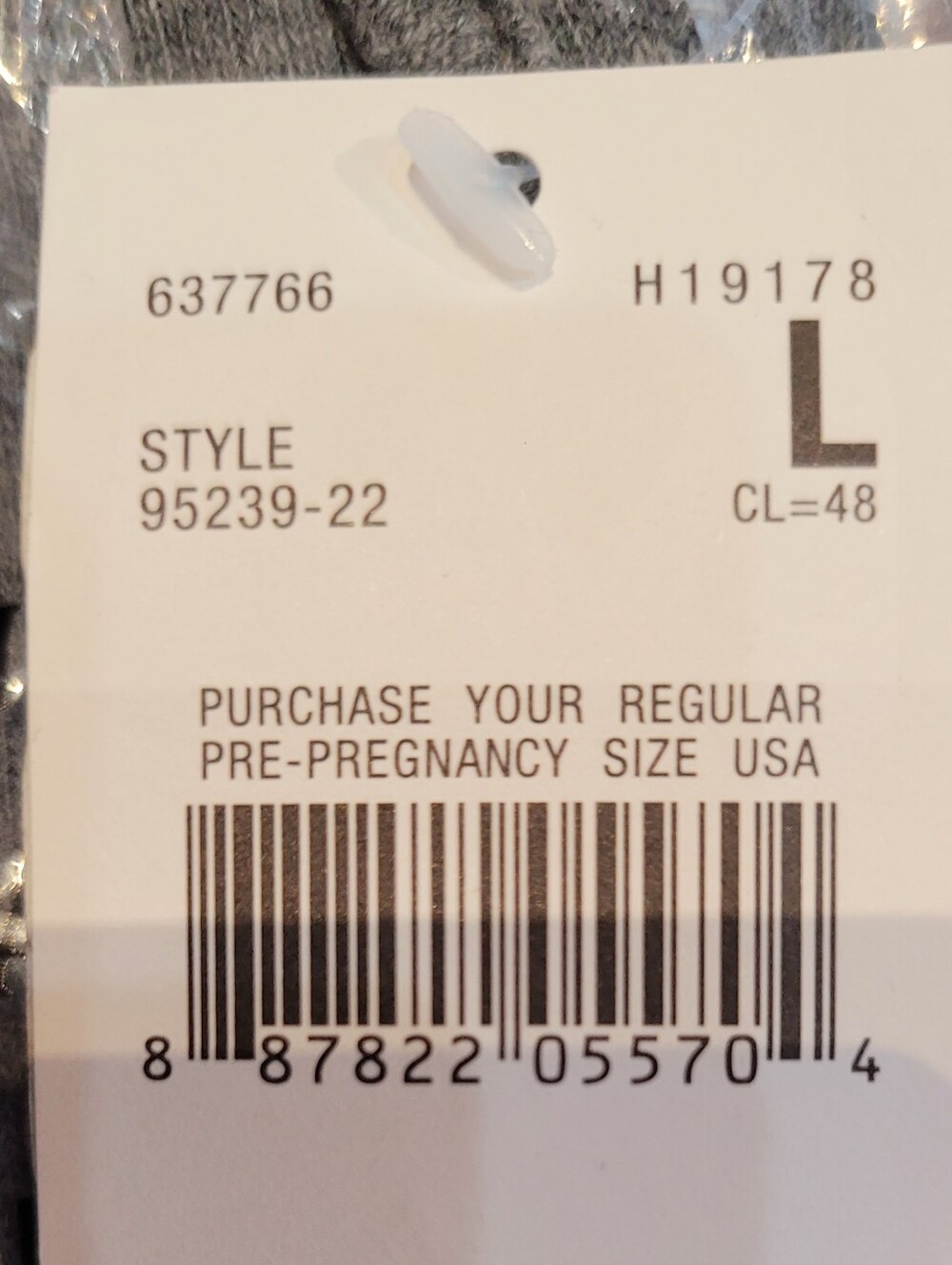 Motherhood Maternity Shorts Gray Sizr Large - Picture 5 of 5